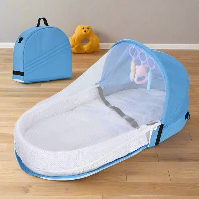 Berceau de Voyage - BabyNest™ - Bleu - Bébinou En Voyage