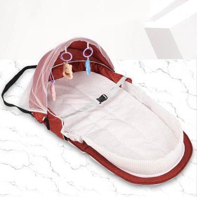Berceau de Voyage - BabyNest™ - Rouge - Bébinou En Voyage