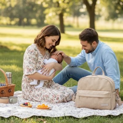 Sac à dos à langer bébé | Multifonctionnel Élégant - Bébinou En Voyage