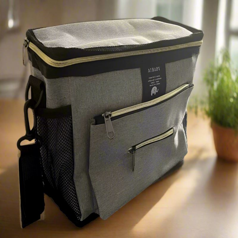 Sac à Langer - BabyTravel™ - Gris - Bébinou En Voyage