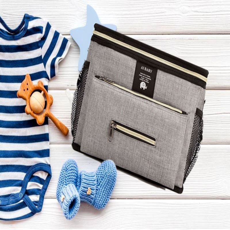 Sac à Langer - BabyTravel™ - Gris - Bébinou En Voyage
