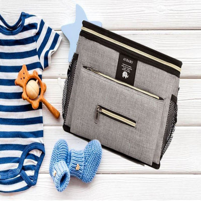 Sac à Langer - BabyTravel™ - Gris - Bébinou En Voyage