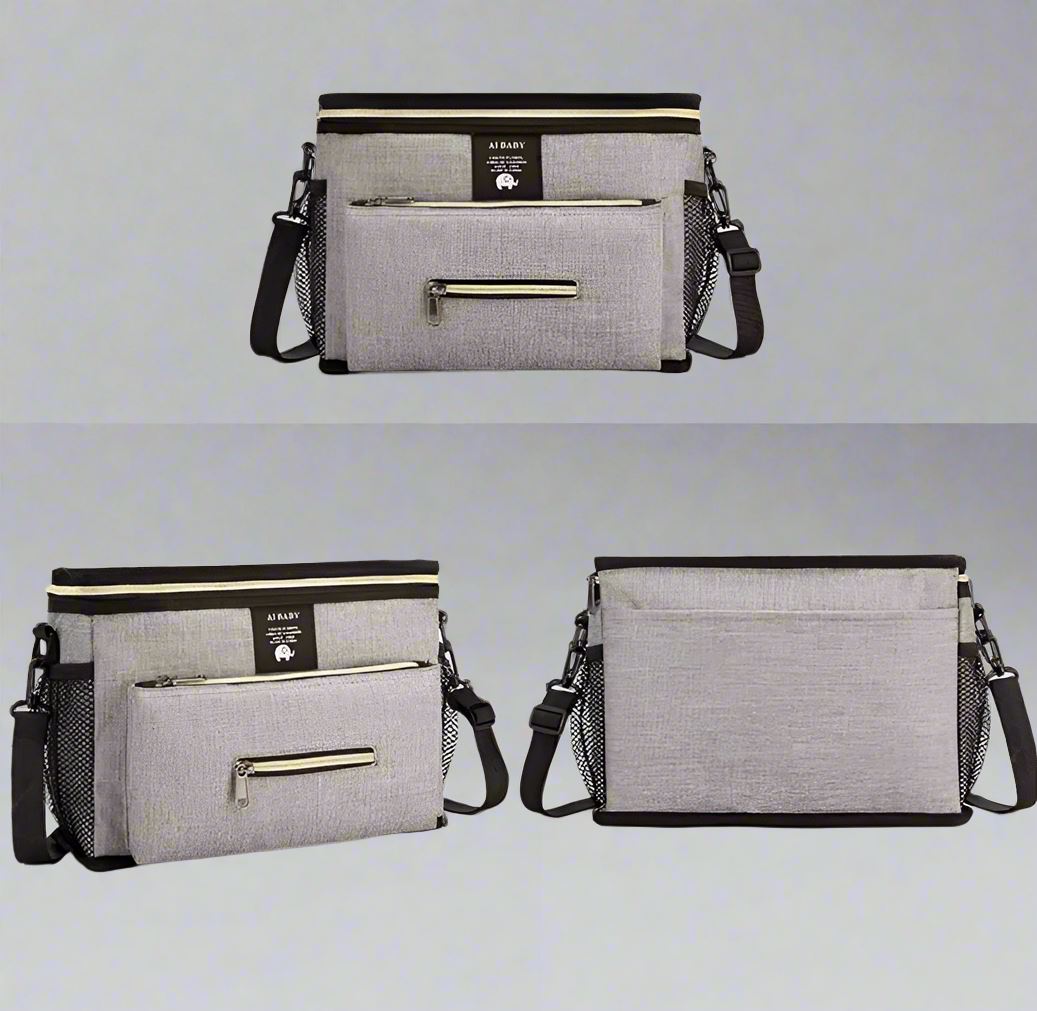 Sac à Langer - BabyTravel™ - Gris - Bébinou En Voyage