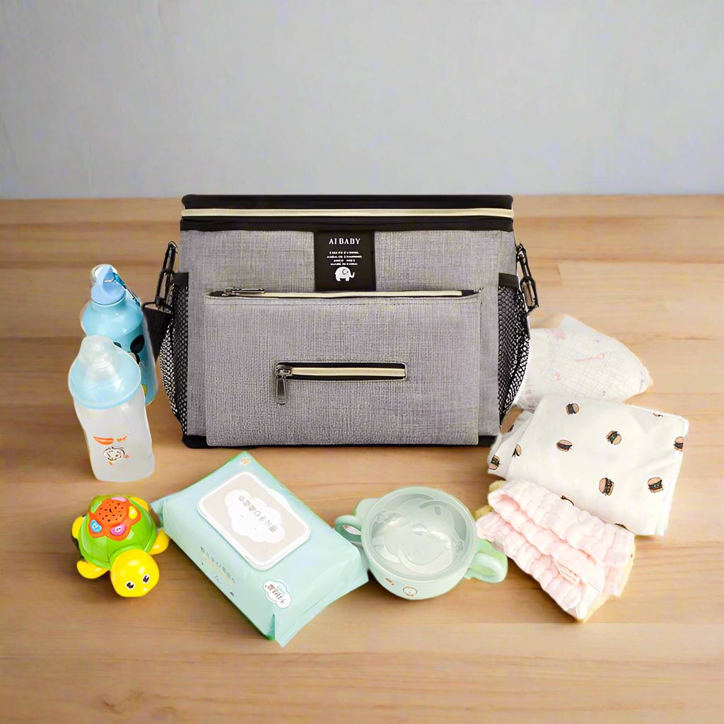 Sac à Langer - BabyTravel™ - Gris - Bébinou En Voyage