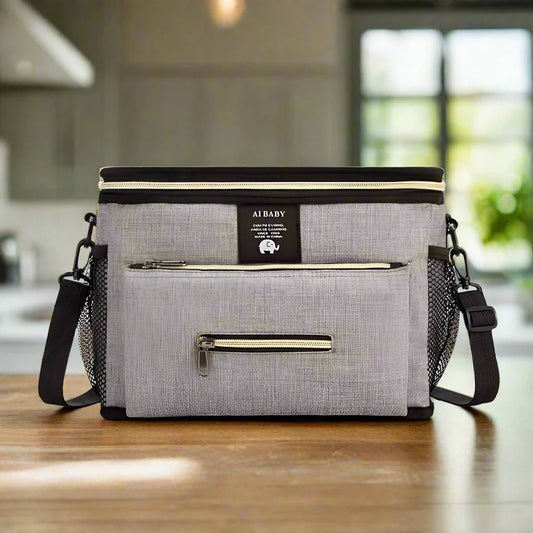 Sac à Langer - BabyTravel™ - Gris - Bébinou En Voyage