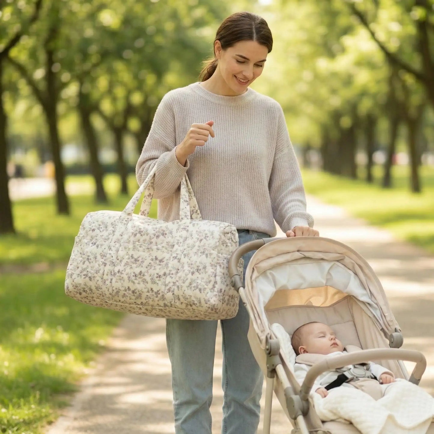 Sac à langer multifonctionnel | Élégance Pratique - Bébinou En Voyage
