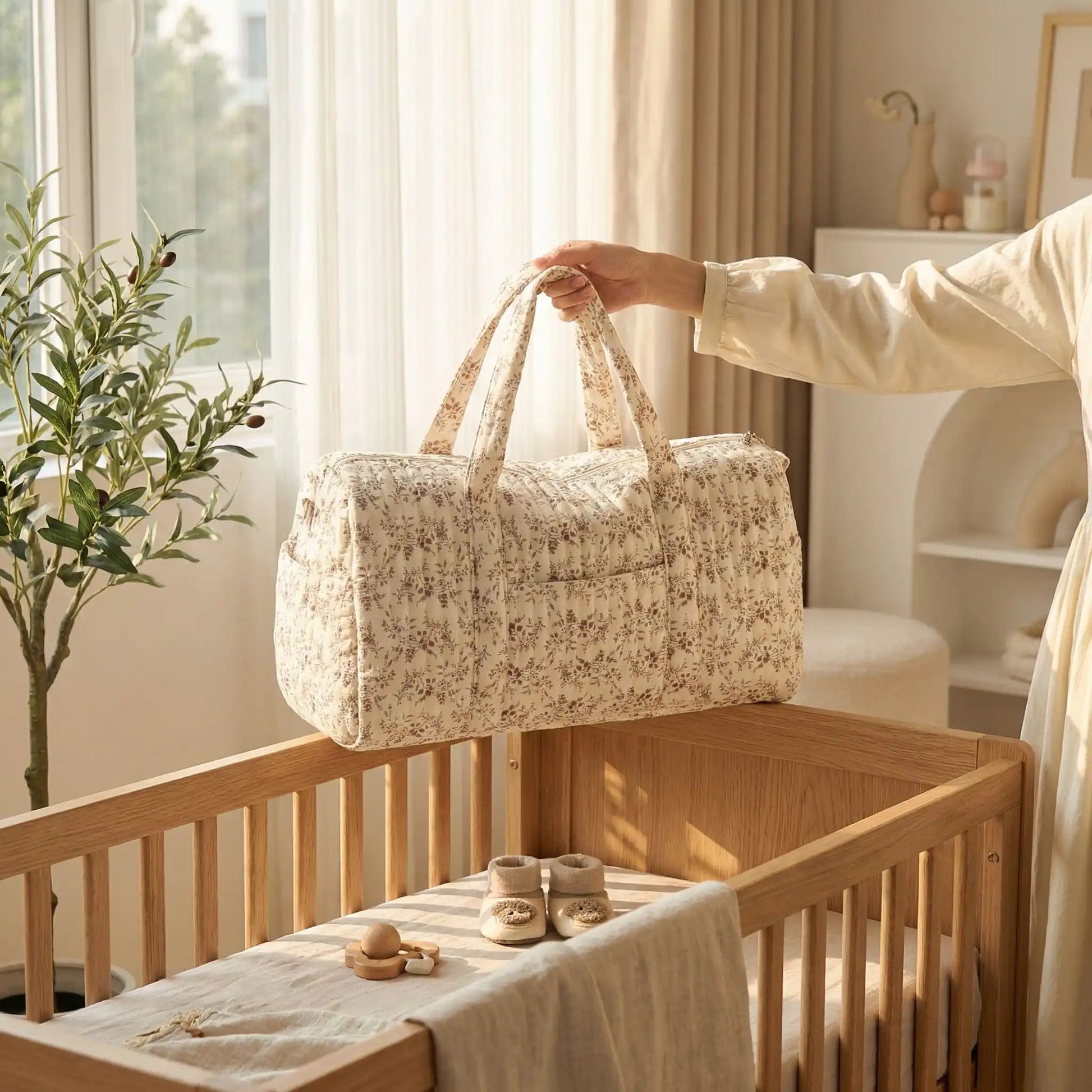 Sac à langer multifonctionnel | Élégance Pratique - Bébinou En Voyage